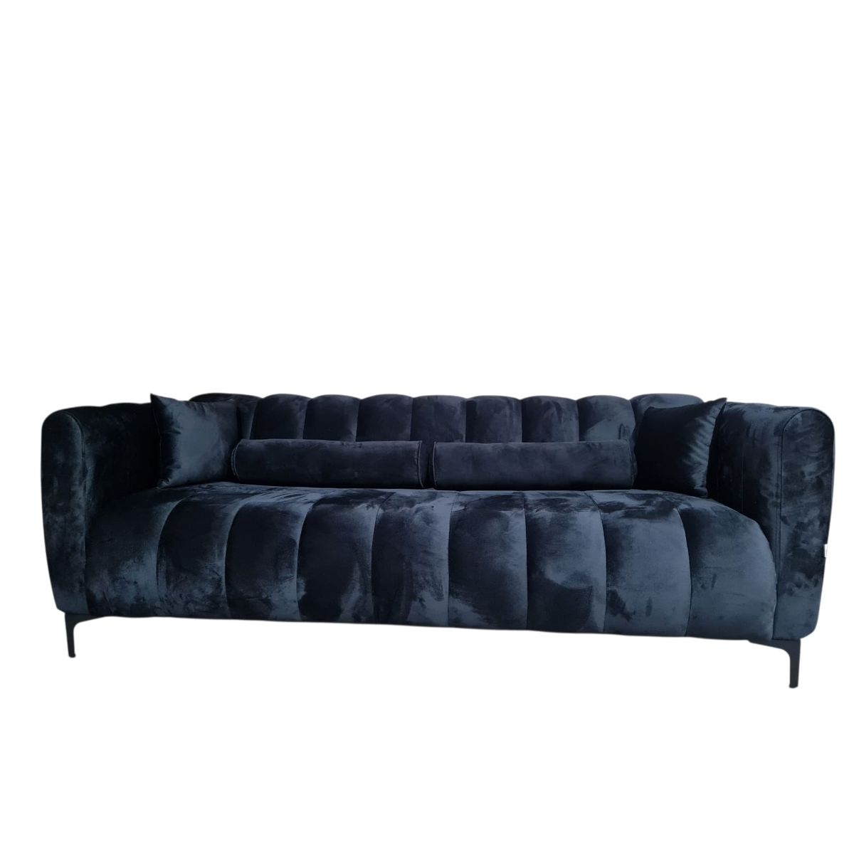 GENERICO - Sofa Martins 20 / 2 mts, felpa Negra