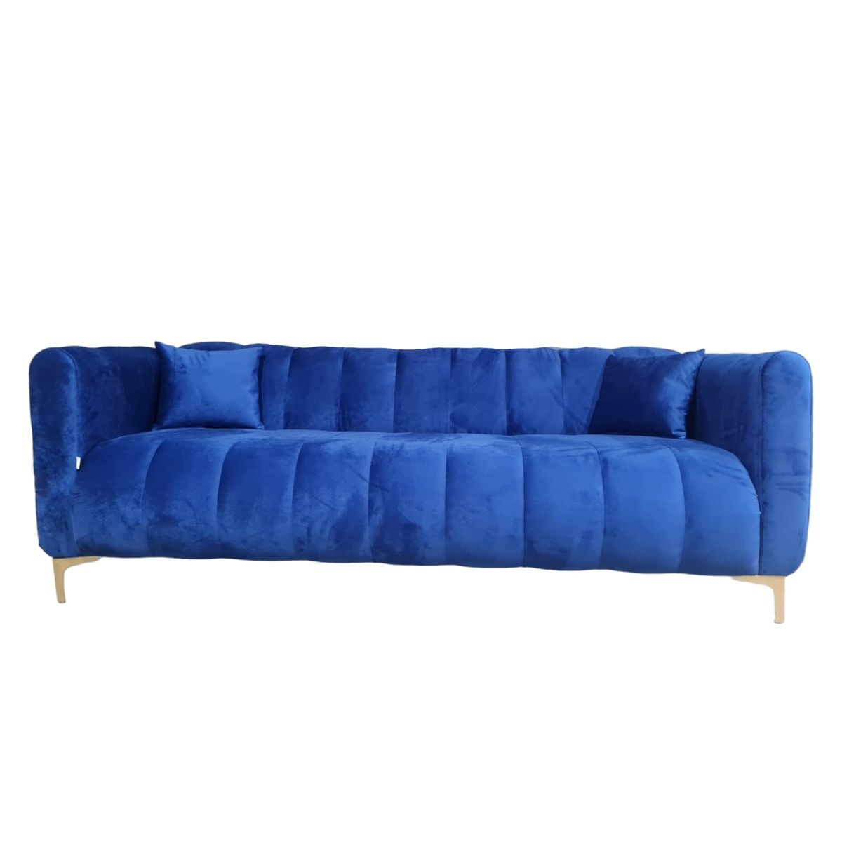 GENERICO - Sofa Martins 20 / 2 mts, Felpa Azul Marino