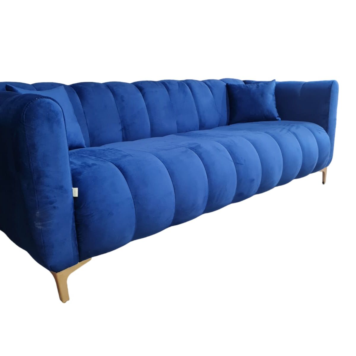 GENERICO - Sofa Martins 20 / 2 mts, Felpa Azul Marino