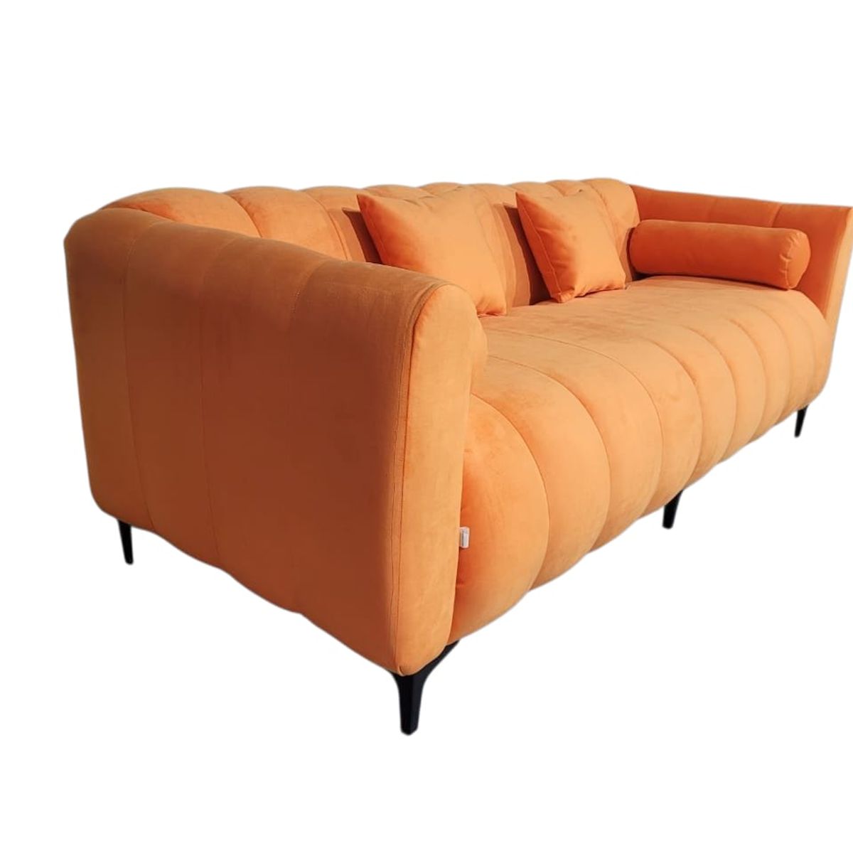 GENERICO - Sofa Martins 20 / 2 mts, Felpa Naranjo