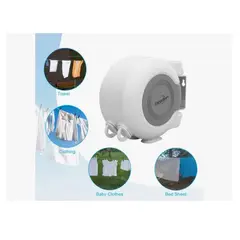 ESHOPANGIE - Tendedero Retractil Colgador Acero Inoxidable Ropa