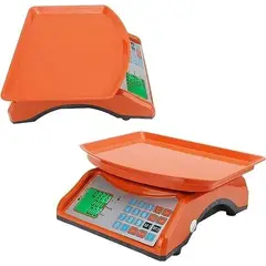 SHOP EHOME BAG - Bascula Pesa Balanza Digital 40kg Recargable Comercial Color Naranja