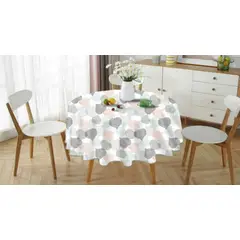 GENERICO - Mantel mesa redonda Hojas Tricolor 140 cm