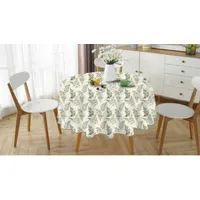 Mantel Redondo para Mesa Comedor 140 Cm Otoño