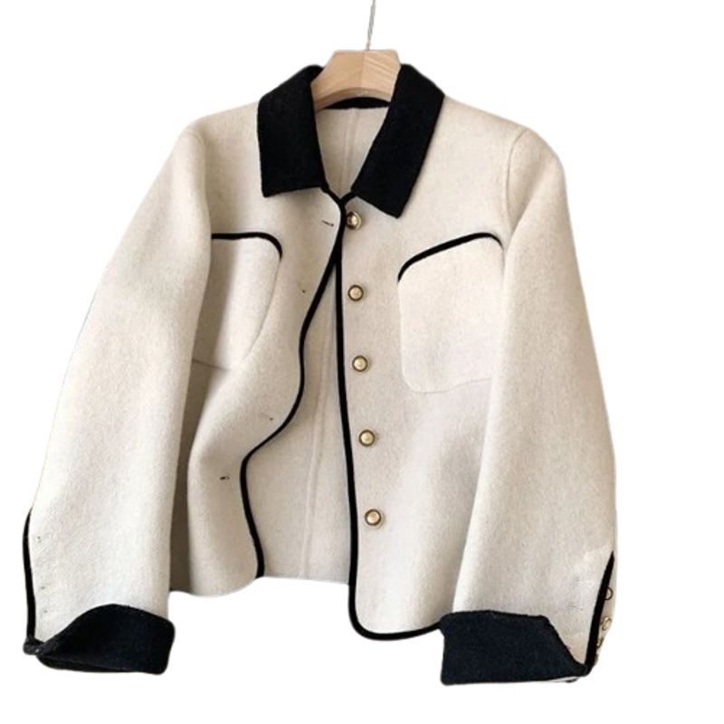 VELVET - Abrigo Genova Lana Beige