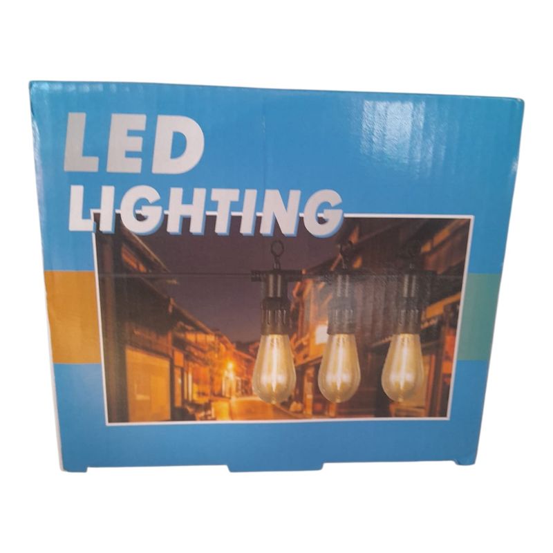 GENERICO - guirnaldas solar exterior luces vintage terraza