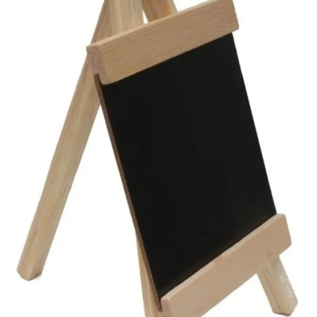 GENERICO - Pizarra Negra De Tiza 30x60 cm Marco De Madera Publicidad