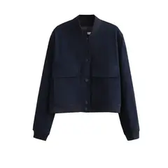 VELVET - Chaqueta Bria Bomber Cortaviento Negro