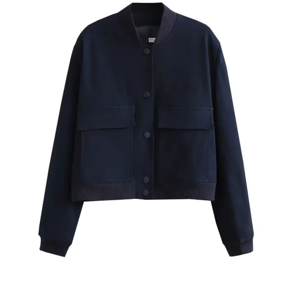 VELVET - Chaqueta Bria Bomber Cortaviento Negro