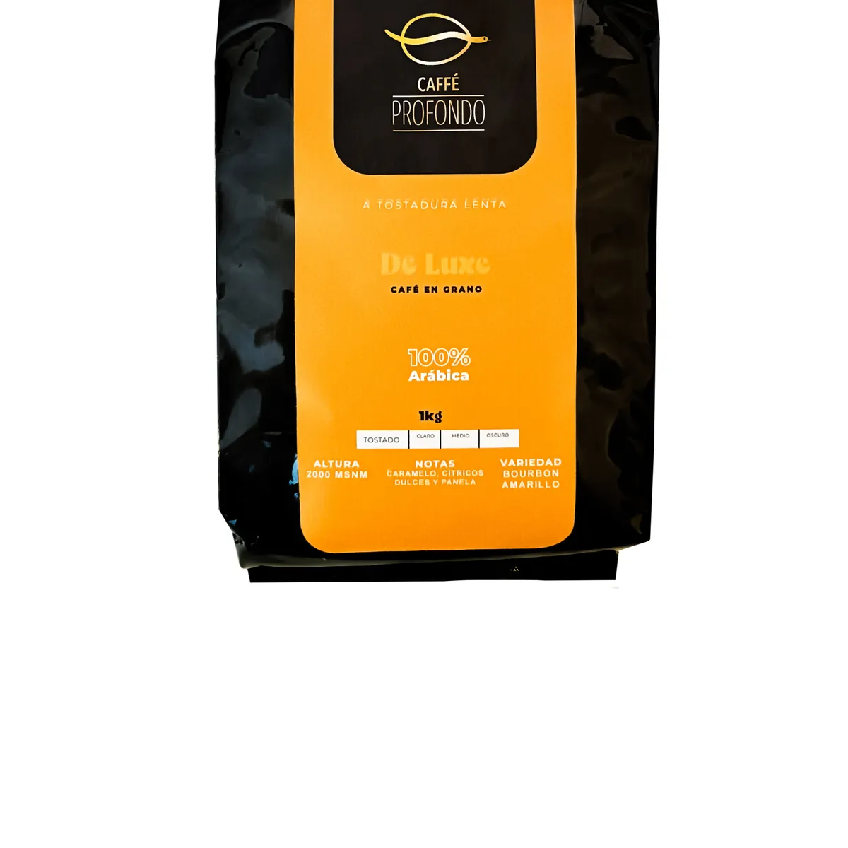 GENERICO - Café en Grano De Luxe Bourbon Amarillo 1 Kg, Caffe Profondo