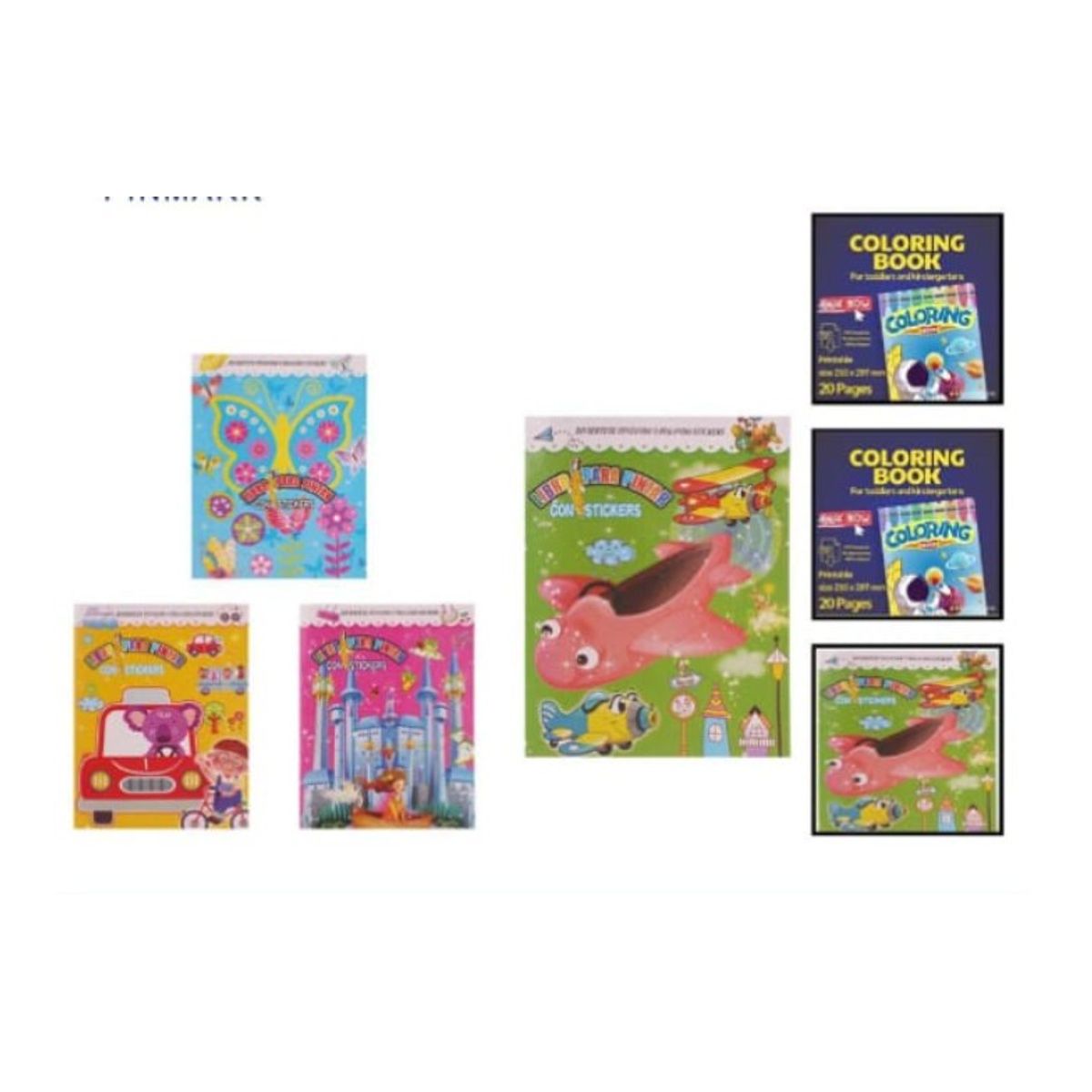 GENERICO - Libro Cuaderno Para colorear Dibujar Infantil