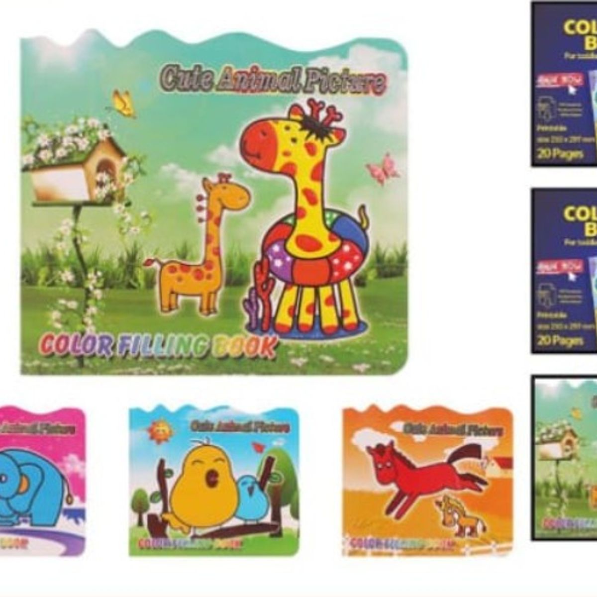 GENERICO - Libro Cuaderno Para colorear Dibujar Infantil