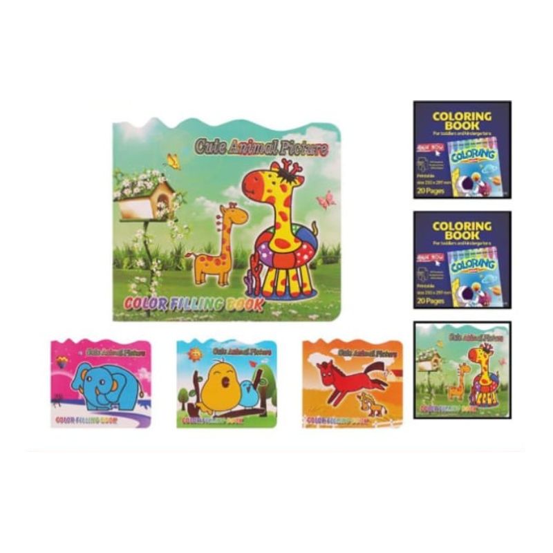 GENERICO - Libro Cuaderno Para colorear Dibujar Infantil