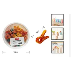 GENERICO - Pinza De Ropa Set 24 Piezas De Plastico