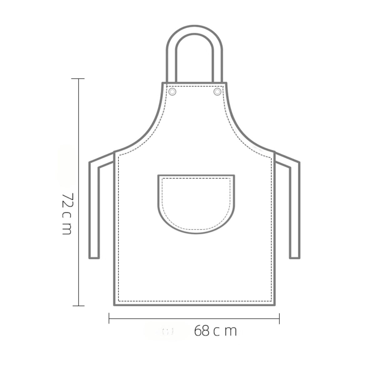 HOMESTAR - Delantal Cocina Paños