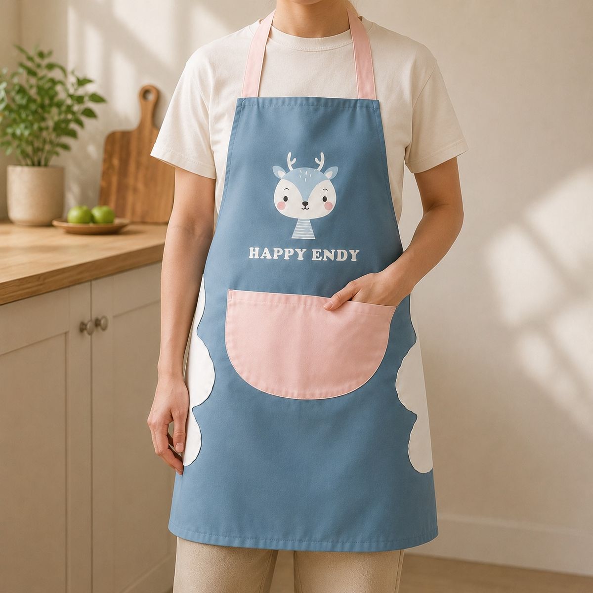 HOMESTAR - Delantal de cocina con paños unisex