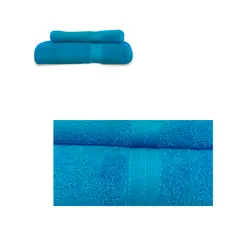 CHITECO - Pack 2 Toallas (by Lourdes) 500g Baño y Manos Azul Turquesa