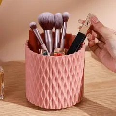 HOMESTAR - Organizador Escritorio Giratorio Multiuso - Rosa