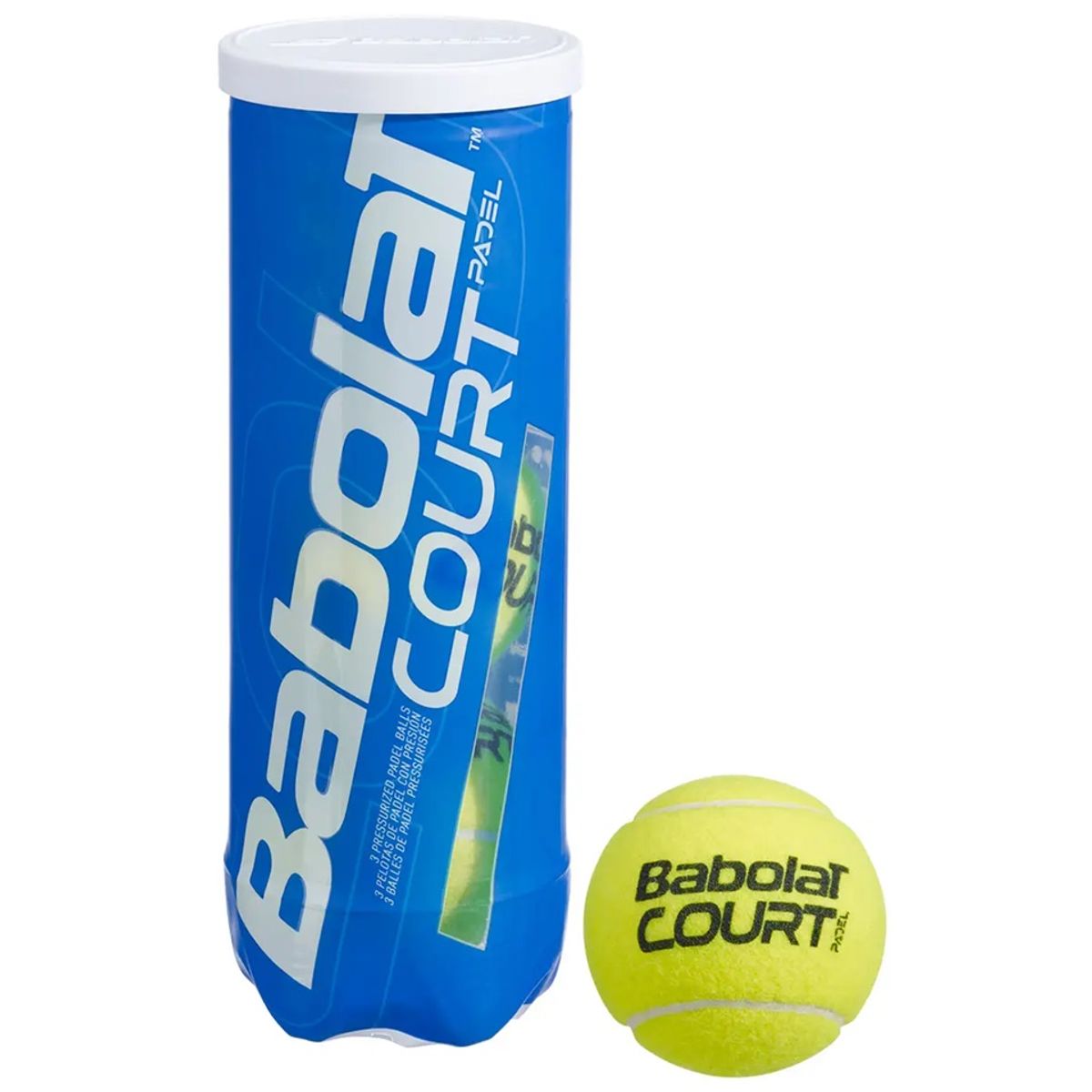 BABOLAT - Tarro de Pelotas Babolat Court Padel X3