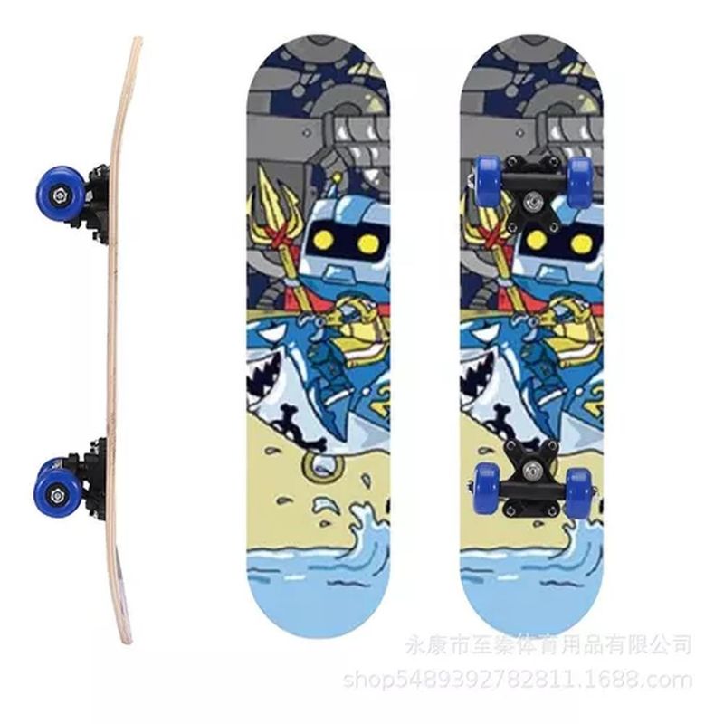 BIGBAMSPACE - Skate Patineta Completa Penny Ruedas 60cm Múltiples Diseños
