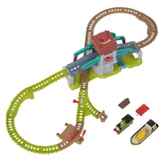 THOMAS AND FRIENDS - Tren Pista Interactiva Bulstrode Doble Puente Thomas