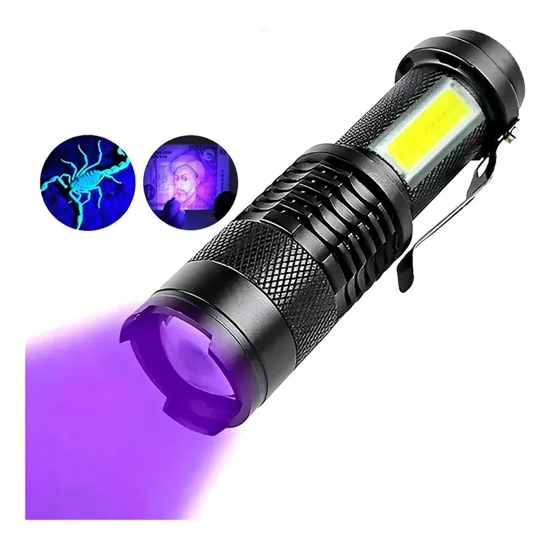 BIGBAMSPACE - Linterna Bolsillo Ultravioleta Luz Uv