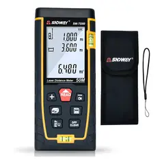 PUREPOWER - Medidor De Distancia Laser Digital 50 Metros