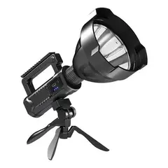 GENERICO - Foco Linterna Led Largo Alcance 600 Metros Usb Trípode Led