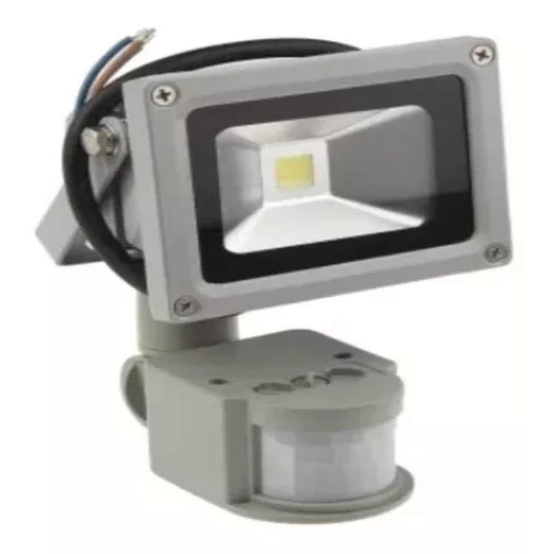 BIGBAMSPACE - Luz Foco Proyector 10w Con Sensor De Movimiento
