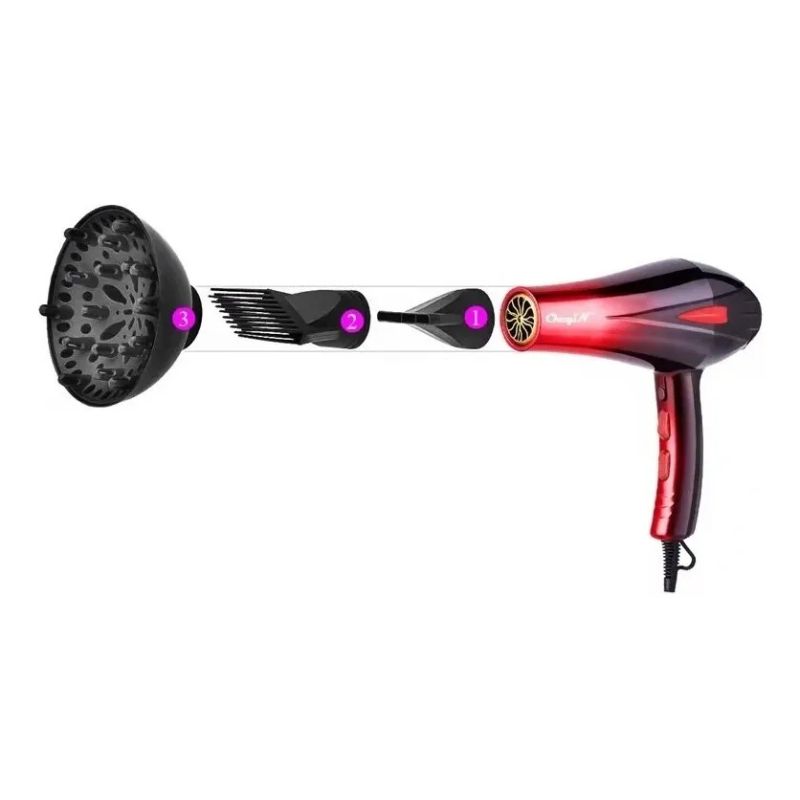 GENERICO - Secador De Pelo 4000w 3 En 1 Premium Profesional / 031027