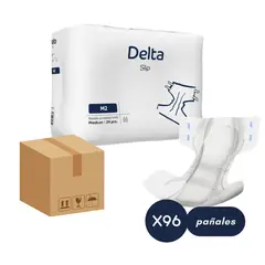 ABENA - Caja Pañal Adulto Anatómico Delta Slip M2, 96 unidades