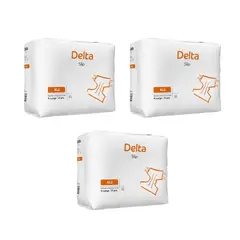ABENA - Pack x 3 Bolsas Pañales adultos DELTA SLIP Extra grande 63 unid