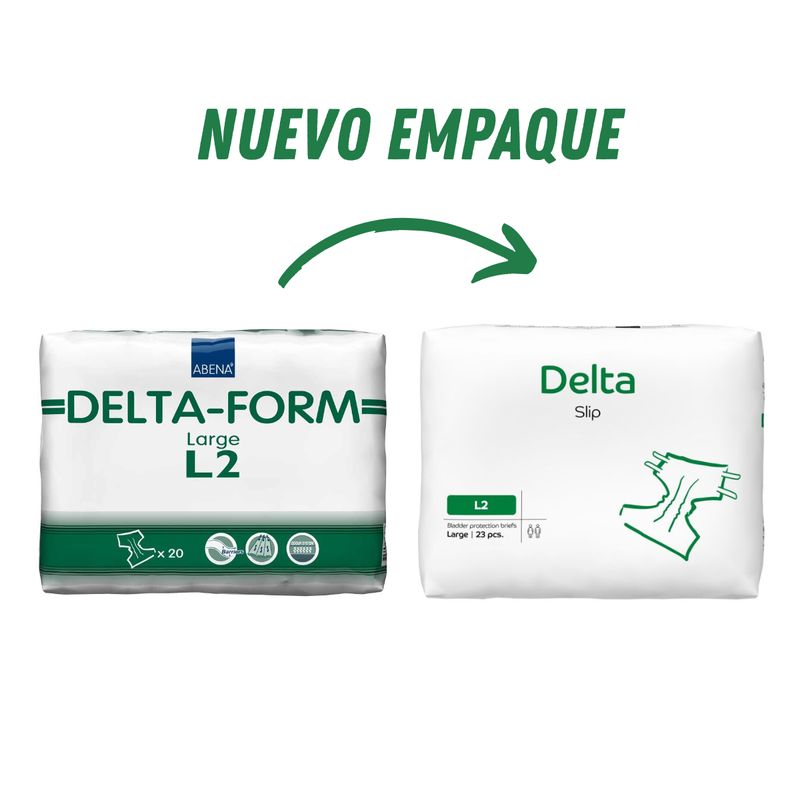 ABENA - Pañales para Adulto Delta Slip L2 Talla Large x 23 unidades