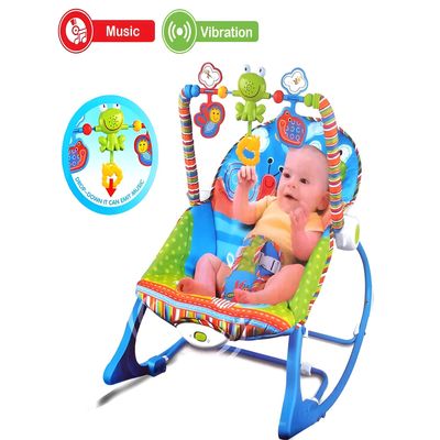 Imagen 2 del producto Silla Mecedora Para Bebé 2 en 1 Azul