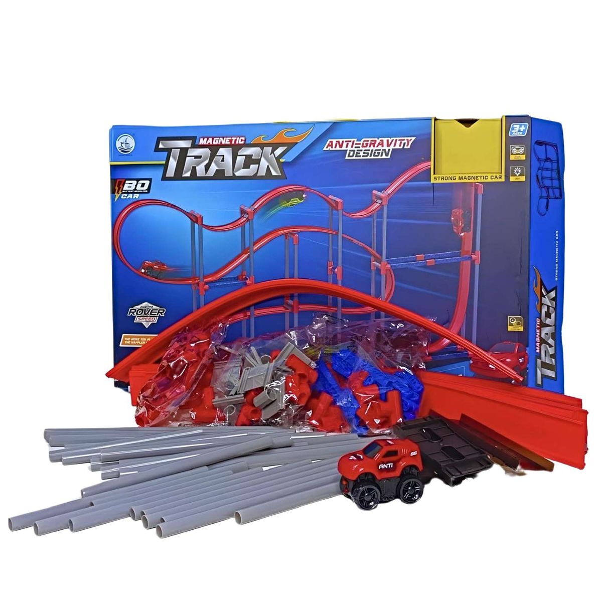 GENERICO - Pista de carrera de Autos Magnético Magnetic Track