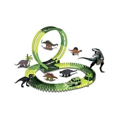 GENERICO - Pista de carrera Autos Con Dinosaurios