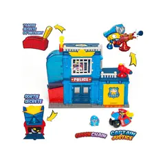 GENERICO - Super Zings Playset Estación De Policía Original Superthings