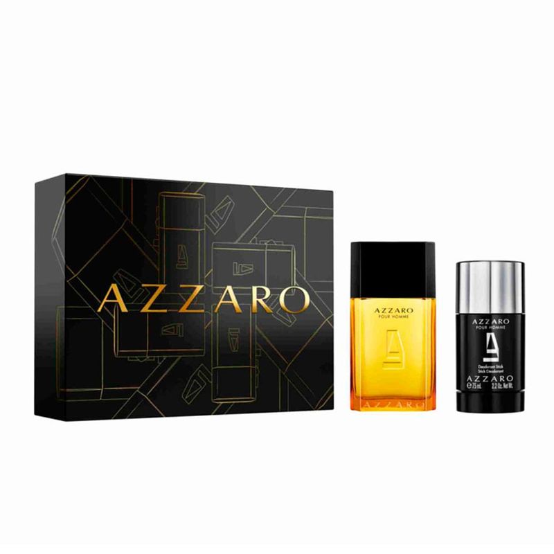 AZZARO - PERFUME AZZARO VARON EDT 100 ML  DEO SITCK 75 ML ESTUCHE