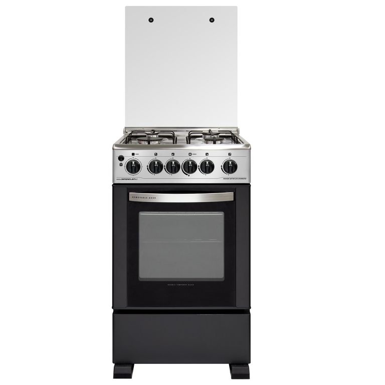 SINDELEN Cocina Gas 4 Quemadores Horno de 54Lt CH-5490NI 50 CM