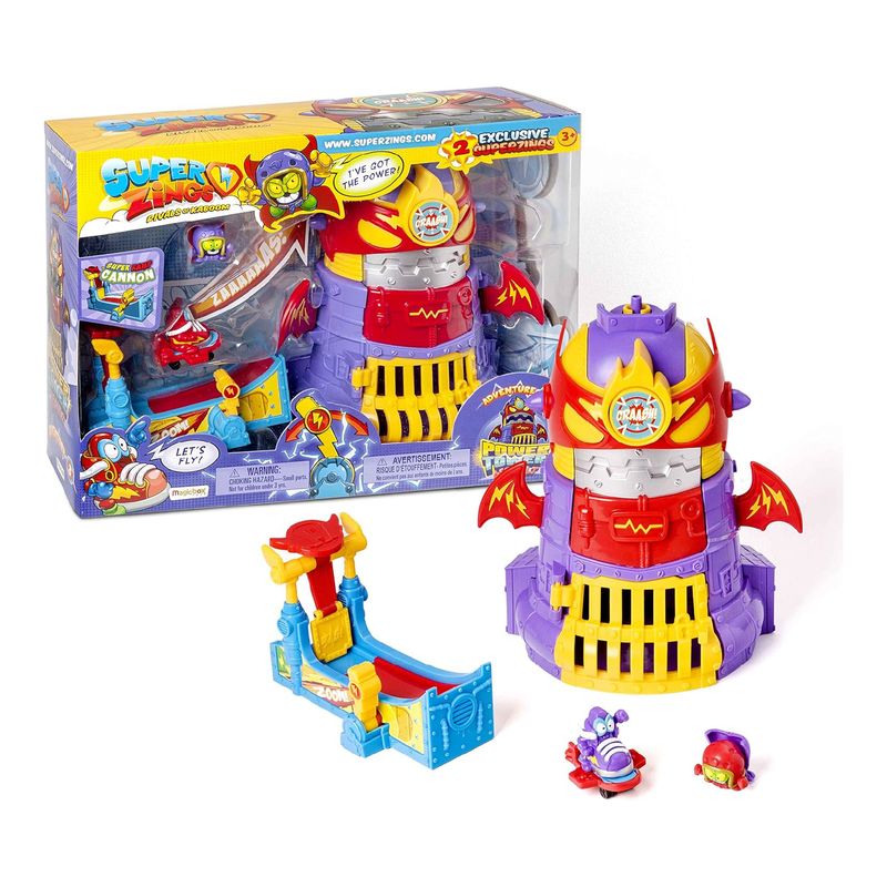 GENERICO - Super Zings Playset Torre Skate - Original Superthings