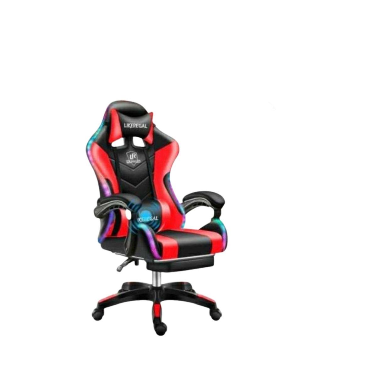 GENERICO - Silla De Escritorio Gamer Ergonómica Luz Led Rgb Masajeador SKU CF