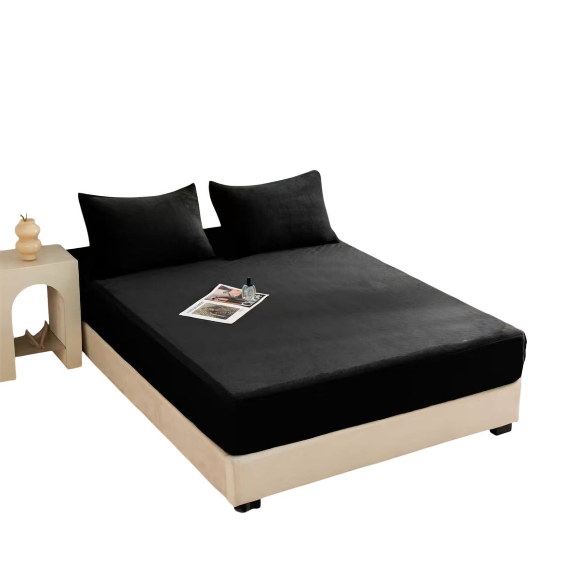 GENERICO - Cubrecolchon tela plush e impermeable 15p