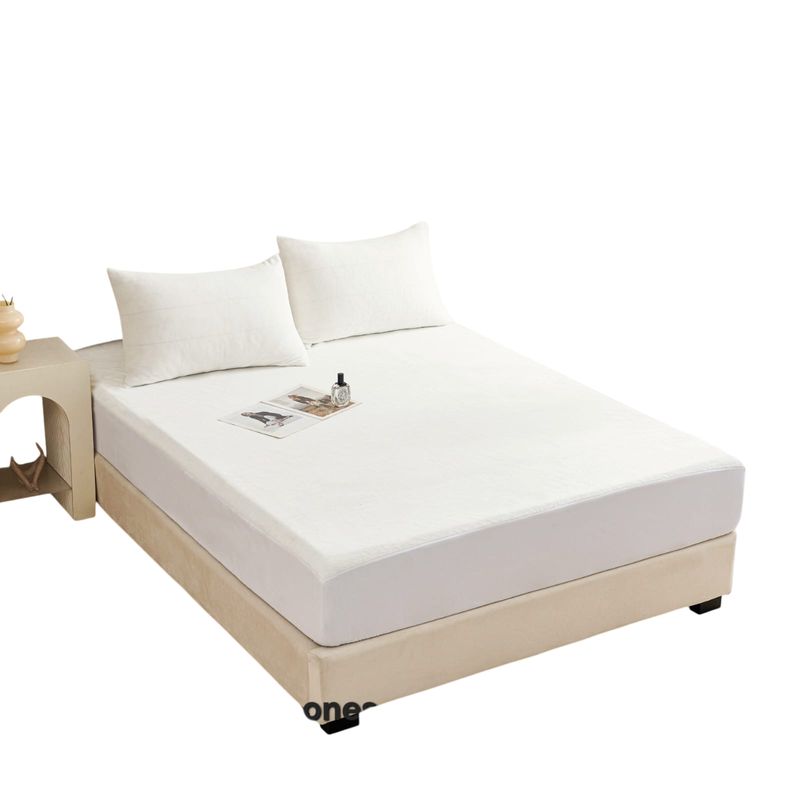 GENERICO - Cubrecolchon tela plush e impermeable 15p