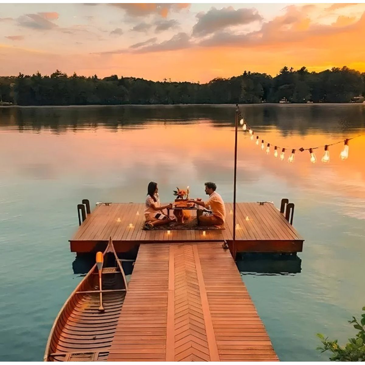 IRM - Guirnalda Solar Led 10 Ampolletas 10 Metros Luz Cálida