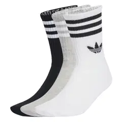 ADIDAS - Calcetines clásicos con las 3 Tiras, 3 pares