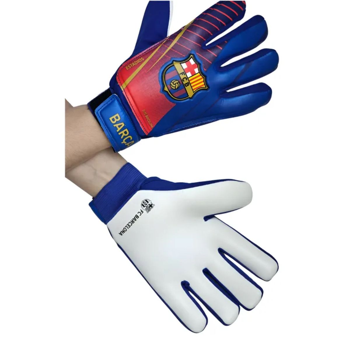 DRB - Guantes Arquero Barcelona Niño Licencia Original DRB