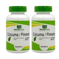 Curcuma + Pimienta Nh 2 Frascos 2x60 Capsulas