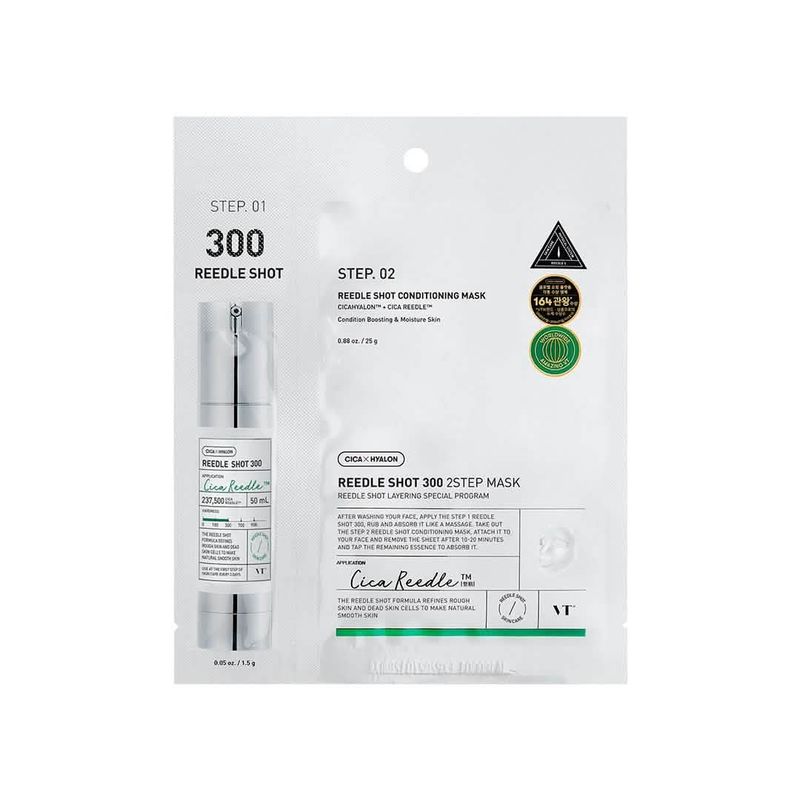 VT COSMETICS - Mascarilla 2 Pasos Mild Reedle Shot 300 VT Cosmetics