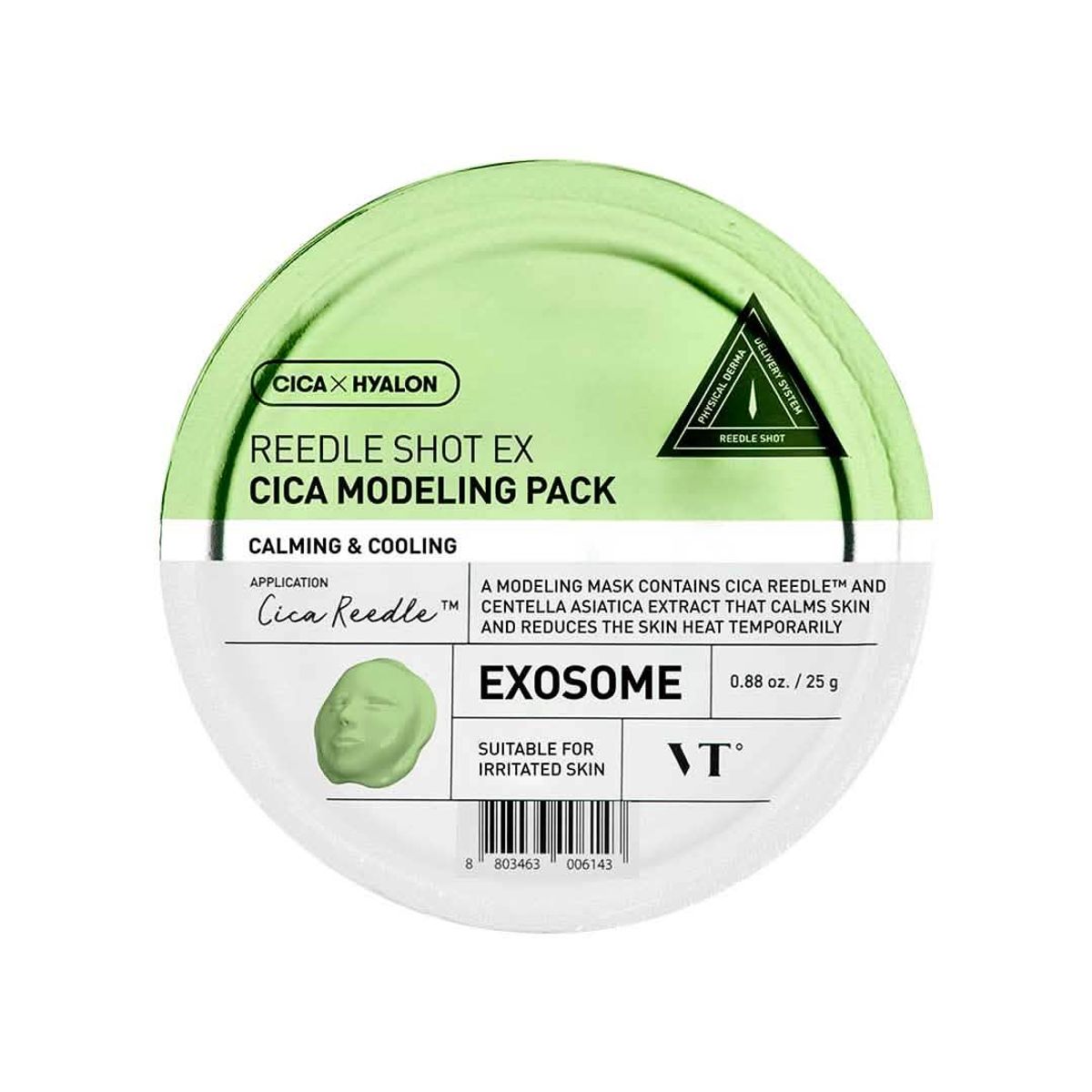 VT COSMETICS - Mascarilla de Modelado Ex Cica Reedle Shot VT Cosmetics