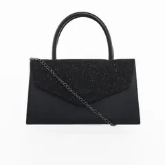 MAILEA - Cartera Noche Tapa Brillo Ecocuero